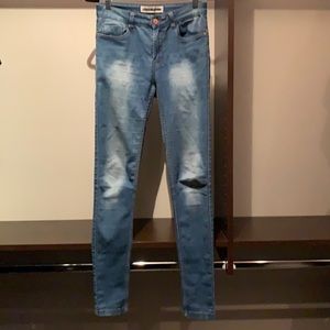 Noisy May Stone Washed Skinny Jean